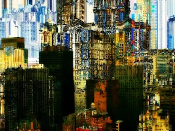 city art by mary hall